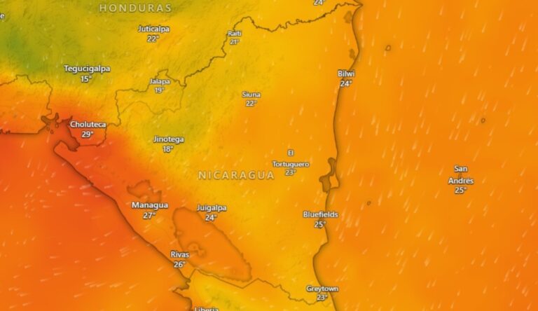 Altas presiones predominan sobre el país mientras frente frío se debilita en el Caribe