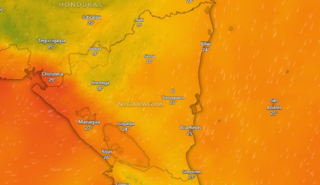 Altas presiones predominan sobre el país mientras frente frío se debilita en el Caribe