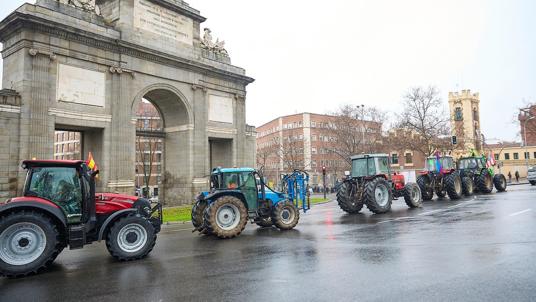 Las protestas de los agricultores de toda España no paran