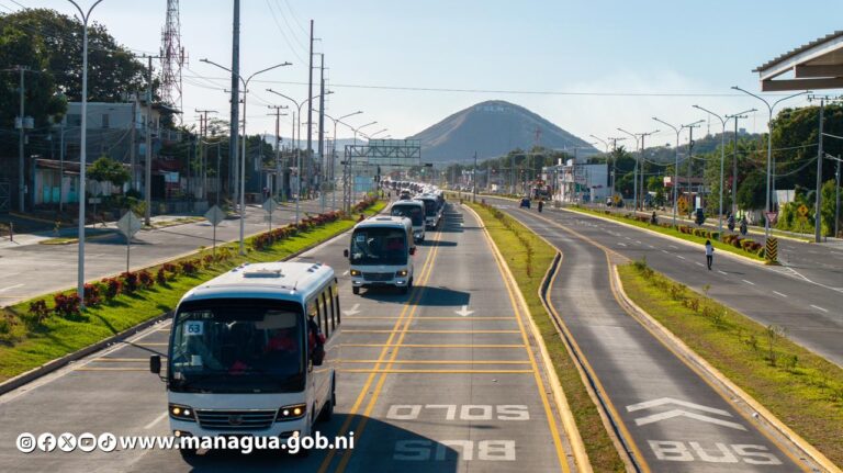 Llegan 180 unidades de buses para fortalecer el transporte en Managua