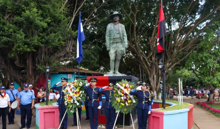 Niquinohomo rinde homenaje a Sandino a 92 años de su tránsito a la inmortalidad