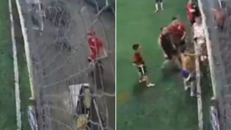 Partido de Fútbol se detiene por “robo” de bicicleta dentro del estadio