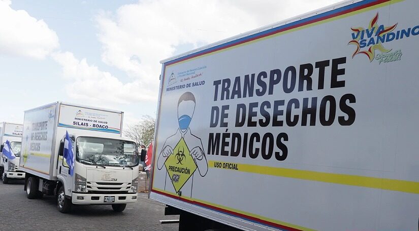 Unidades de salud reciben camiones para el traslado de desechos hospitalarios