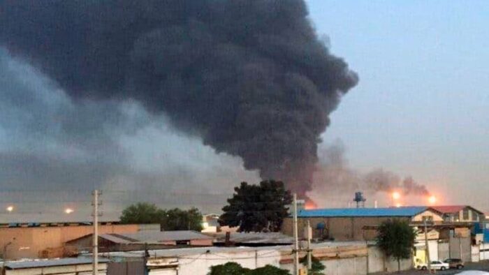 incendio en la Central Eléctrica de Alstom en Teherán