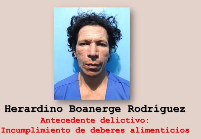 Capturan a Herardino Boanerge por homicidio
