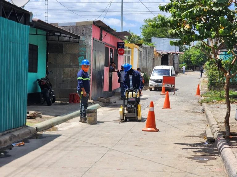 ENACAL inicia ampliación del alcantarillado sanitario en tres barrios de Managua