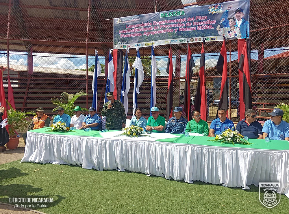 Lanzan en Nandaime plan interinstitucional para prevenir incendios forestales en 2026