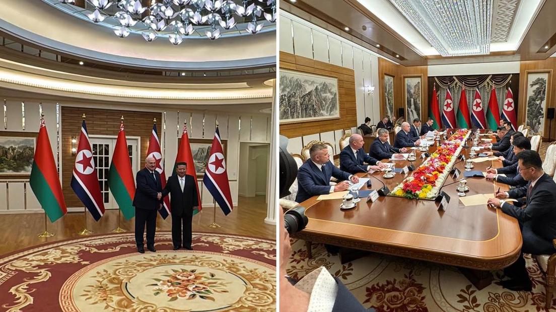 Mandatarios de Bielorrusia y Corea del Norte firman Tratado de amistad y cooperación