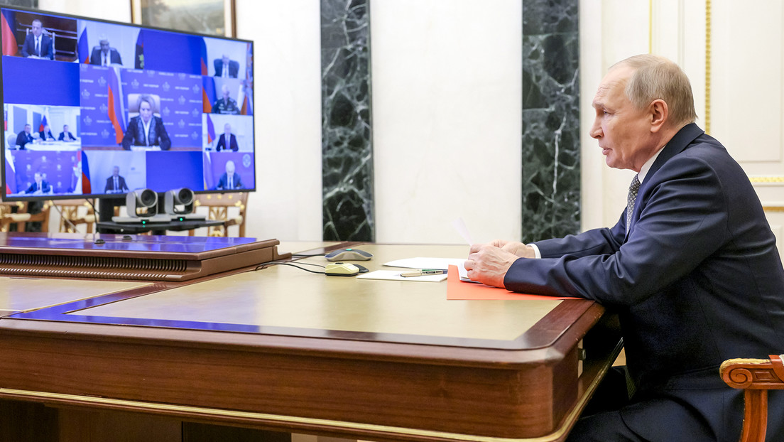 Putin encabeza reunión del Consejo de Seguridad