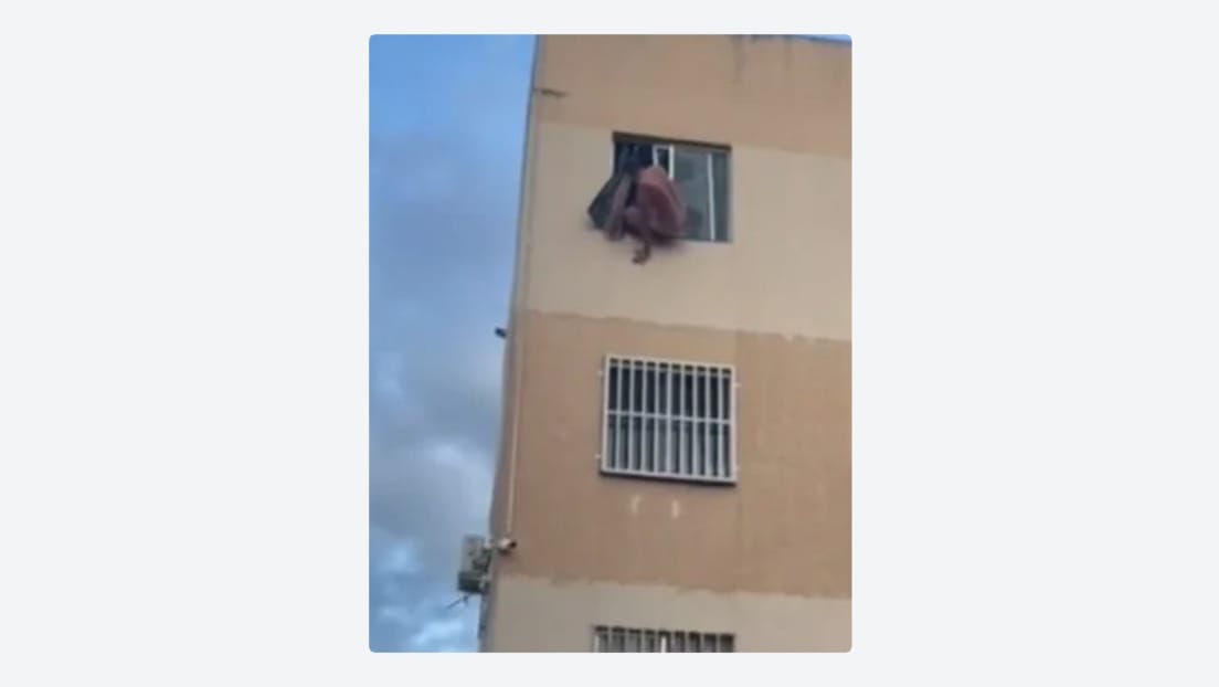 Saltó de una ventana de 10 metros para no ser capturado