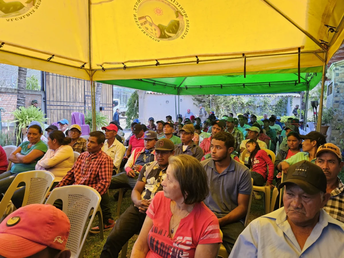 Con productores de café en San Fernando, Ciudad Antigua, Mozonte y Ocotal