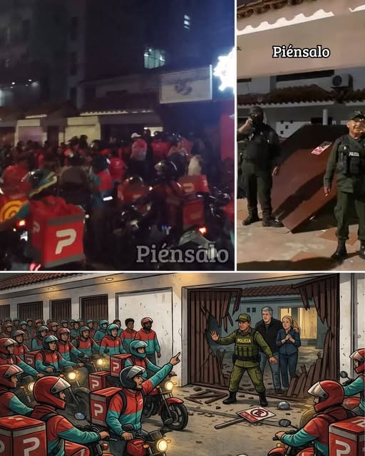 Agredido por estacionar la moto frente a un portón