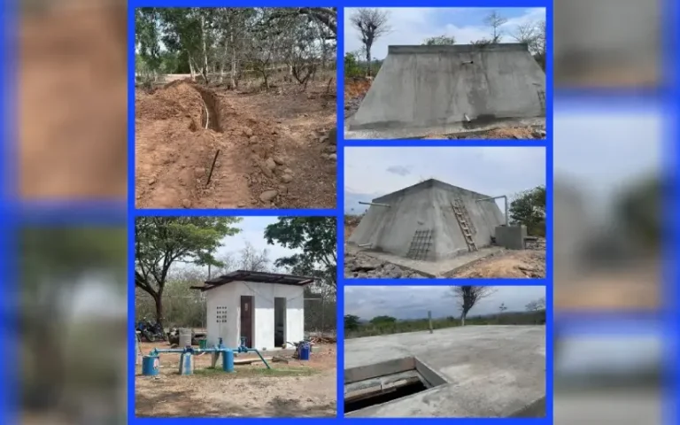 Avanza sistema de agua potable en Somotillo