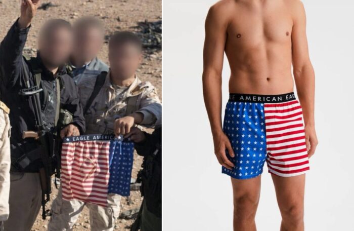 Bóxers usados por el piloto rescatado en Irán se agotaron en las tiendas de American Eagle