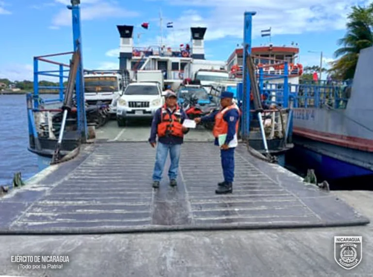 Ejército de Nicaragua reporta atención a embarcaciones y movilización marítima