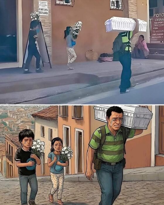 Enterró a su hija y no le dio tiempo de llorar; salió a trabajar