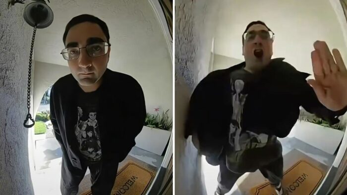 Hace destrozos porque su vecino no le abrió la puerta para ver “si todo estaba bien”