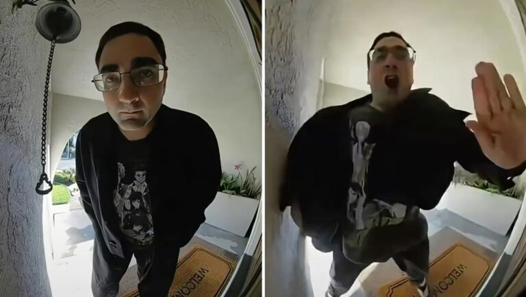 Hace destrozos porque su vecino no le abrió la puerta para ver “si todo estaba bien”