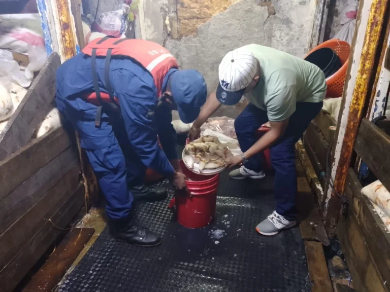 INPESCA y Fuerza Naval realizan inspección en Puerto de Bilwi