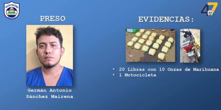Incautan 23 kilogramos de cocaína y un cabezal