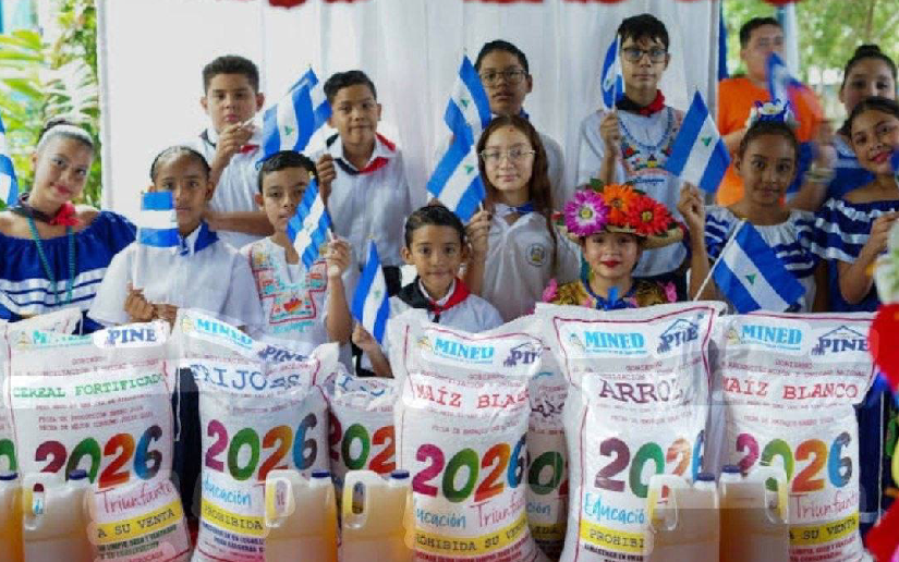 Inicia segunda entrega de Merienda Escolar 2026 para 1.2 millones de estudiantes nicaragüenses