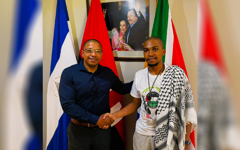 Misión diplomática recibe a líder juvenil pro Palestina