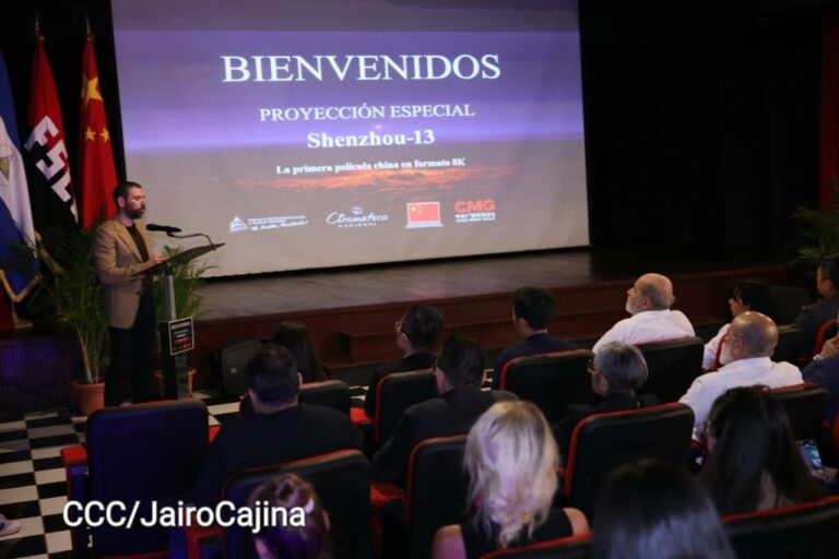 Nicaragua proyecta la película china “Shenzhou 13”