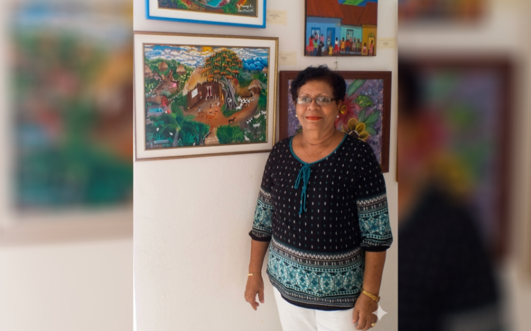 Olga Maradiaga la artista del pueblo