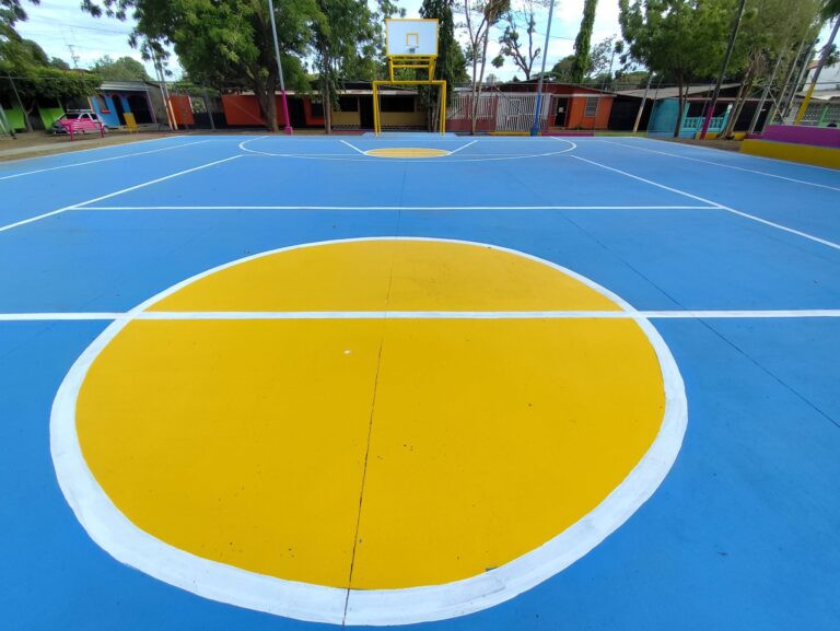 Rehabilitan cancha multiusos de Tipitapa
