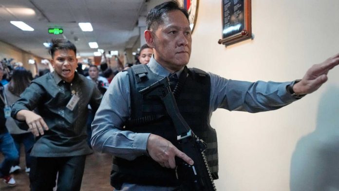 Captura a autor de disparos en el Senado de Filipinas