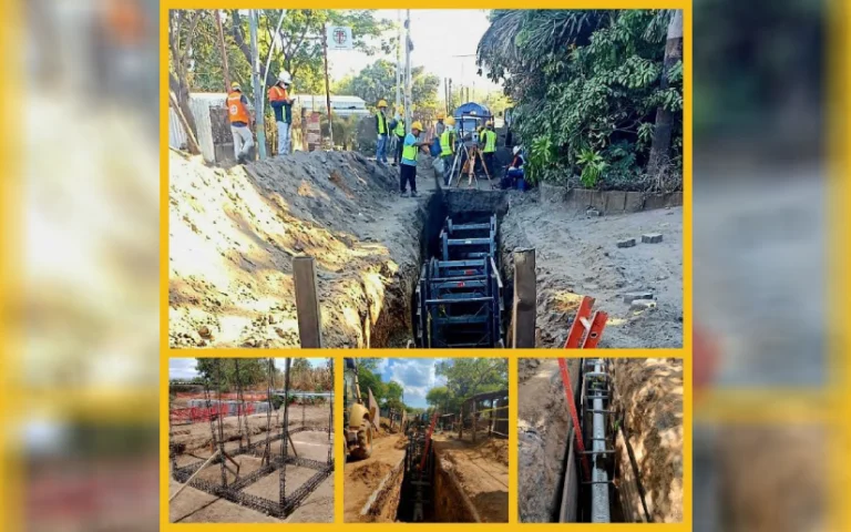ENACAL alcanza 34% de avance en construcción de colectoras sanitarias en Managua