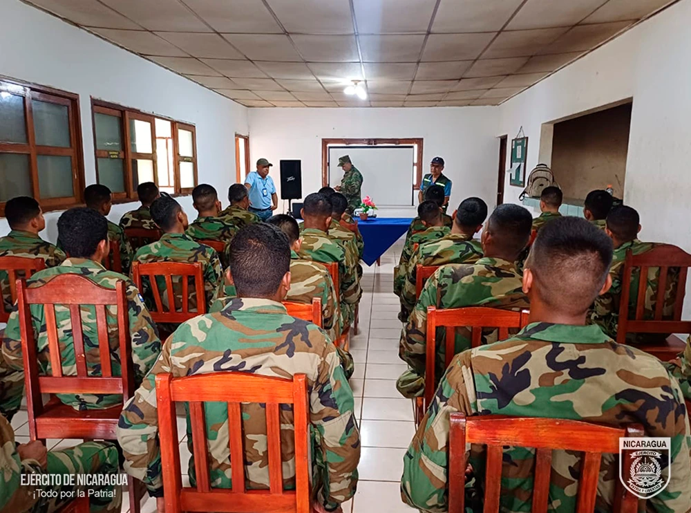 Ejército y MARENA realizan capacitación sobre viveros forestales en Río San Juan
