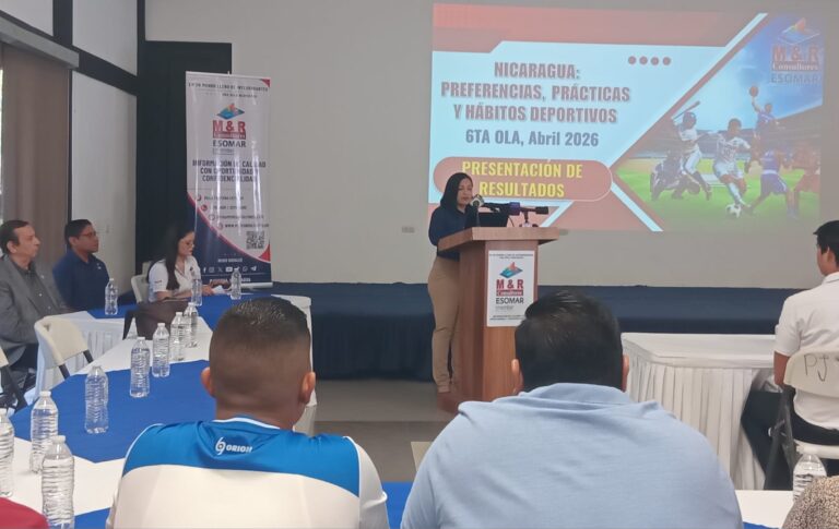 El 40.5 por ciento de los nicaragüenses practica algún tipo de deporte