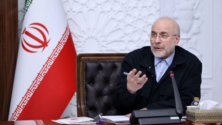 El presidente del Parlamento iraní, Mohammad Bagher Ghalibaf,