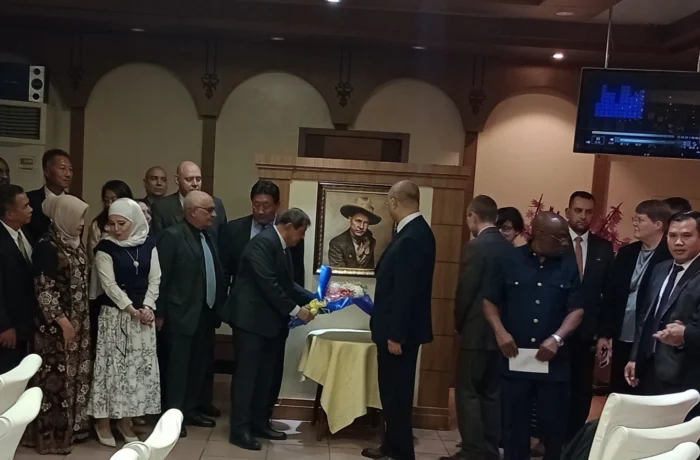 Embajada de Nicaragua en Pyongyang conmemora el 131 aniversario del natalicio de Sandino