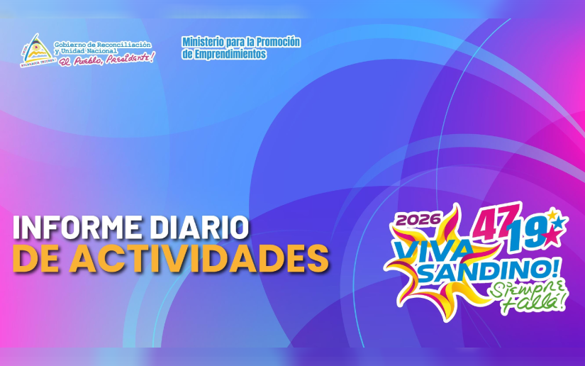 Actividades del Ministerio para la Promoción de Emprendimientos al 15 de mayo 2026