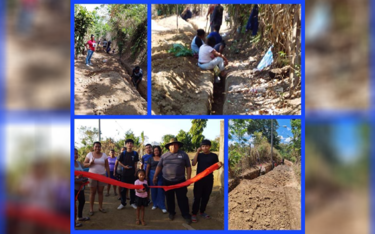 Ampliando agua en Nandasmo