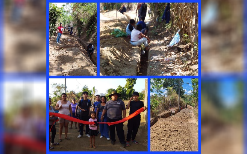 Ampliando agua en Nandasmo