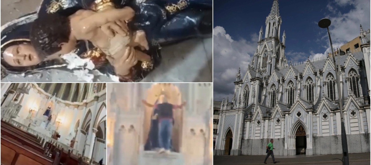 Hombre grita “soy el 666” y destruye imágenes religiosas