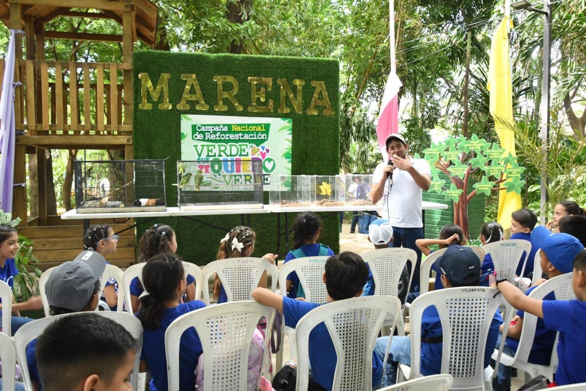MARENA realiza jornada ambiental “El Zoológico en tu Comunidad” en Managua
