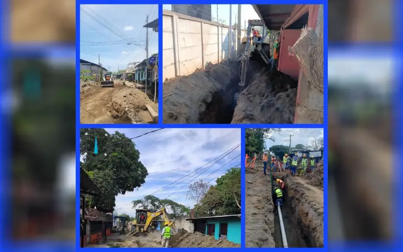 Proyecto de alcantarillado sanitario en Tipitapa alcanza 40 % de avance
