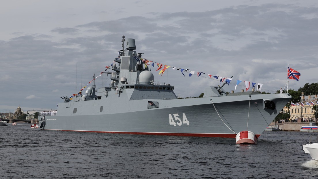 Rusia construye una nueva fragata Almirante Gromov