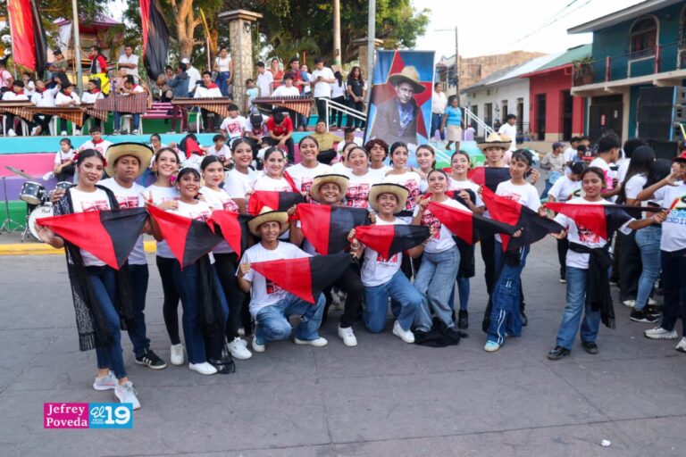 JS rinde homenaje a Sandino en su natal Niquinohomo