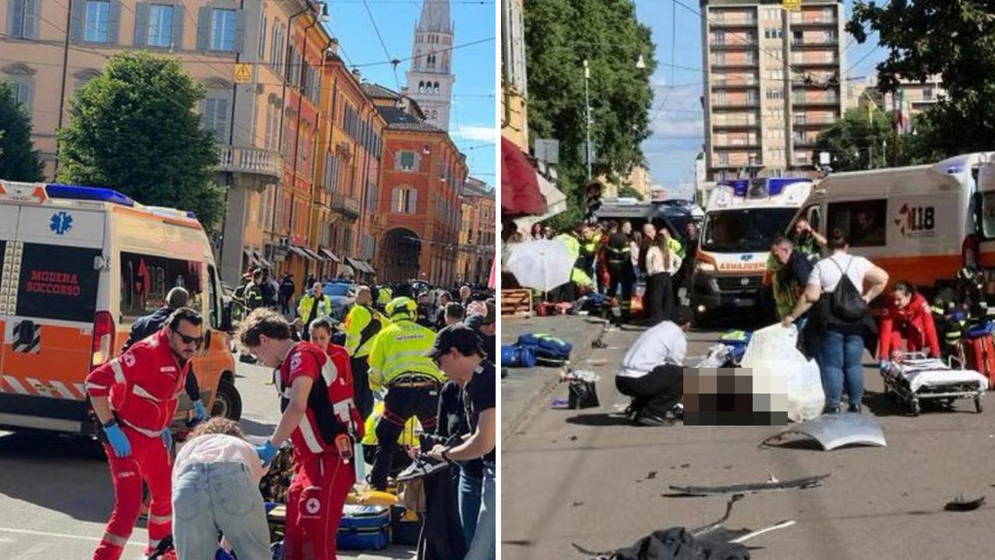 Coche embiste a una multitud en Italia y deja 7 heridos