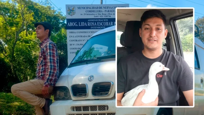 Taxista recibe como pago un pato