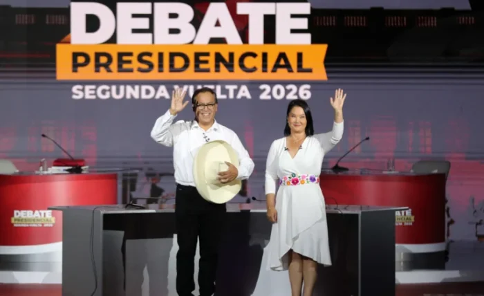 Candidatos a la Presidencia de Perú confrontan propuestas en debate previo a la segunda vuelta