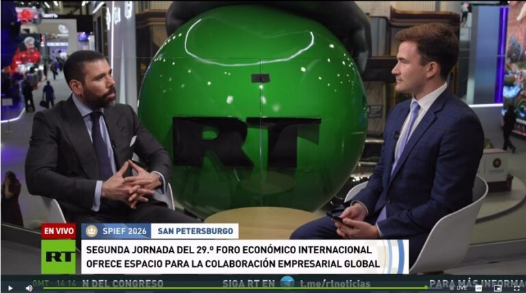 Laureano Ortega en entrevista con RT sobre los avances en la cooperación con Rusia