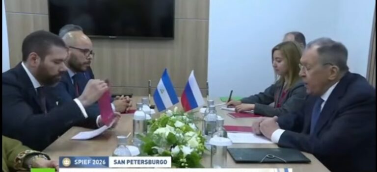 [VIDEO] Lavrov destaca los lazos de amistad de Rusia con Nicaragua