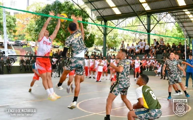 Ejército de Nicaragua inaugura el XXI Campeonato de Voleibol