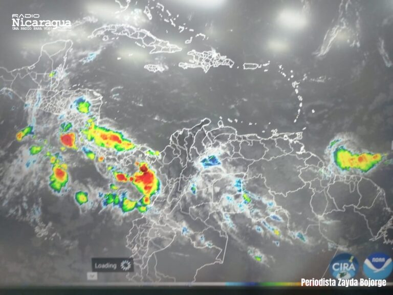 Nicaragua: una semana nublada y con lluvias